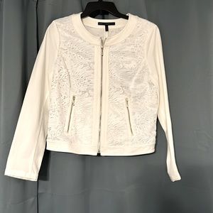 Lace Zip Front Jacket